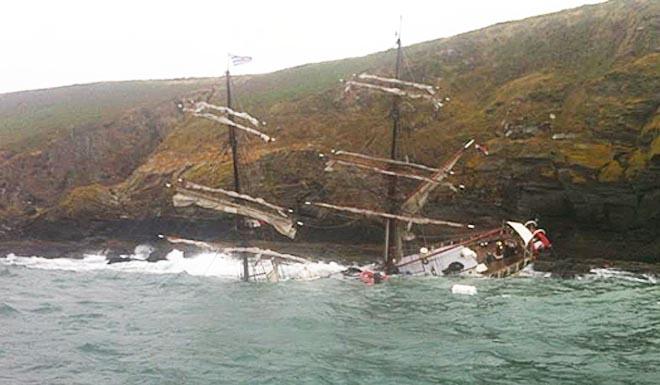 tragic end to a grand old ship - Astrid ©  SW